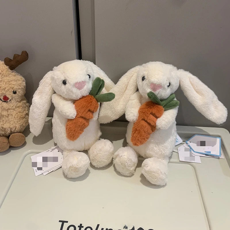 Jellycat with tags Hugs Radish Rabbit Cute Plush Children's Soothing Doll Valentine's Day Friend Holiday Gift Stuffed Animal Jellycat with tags Hugs Radish Rabbit Cute Plush Children's Soothing Doll Valentine's Day Friend Holiday Gift Stuffed Animal